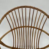 Vintage rattan chair by Dirk van Sliedregt Rohe Noordwolde 1960 in the Netherlands