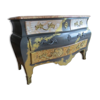 Unique Louis XIV style chest of drawers