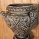 cache-pot and its column in faience attributed to Massier