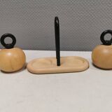 Pepper and salt grinders designed by jörgensen and nissen for bodum Denmark
