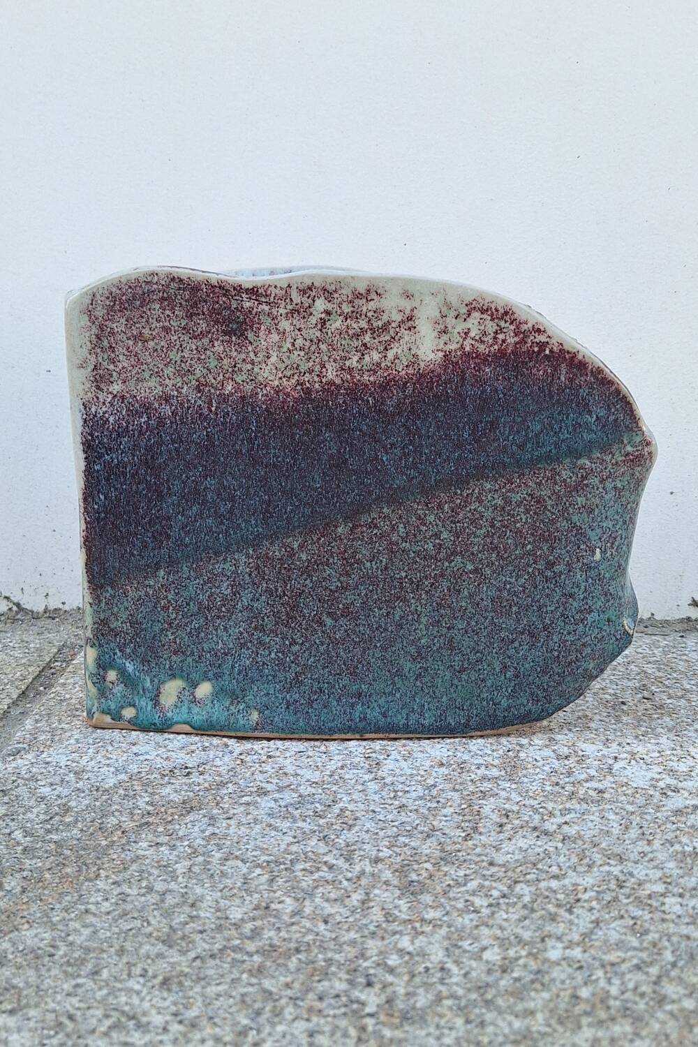 Nadia and Alain Pinel glazed ceramic vase