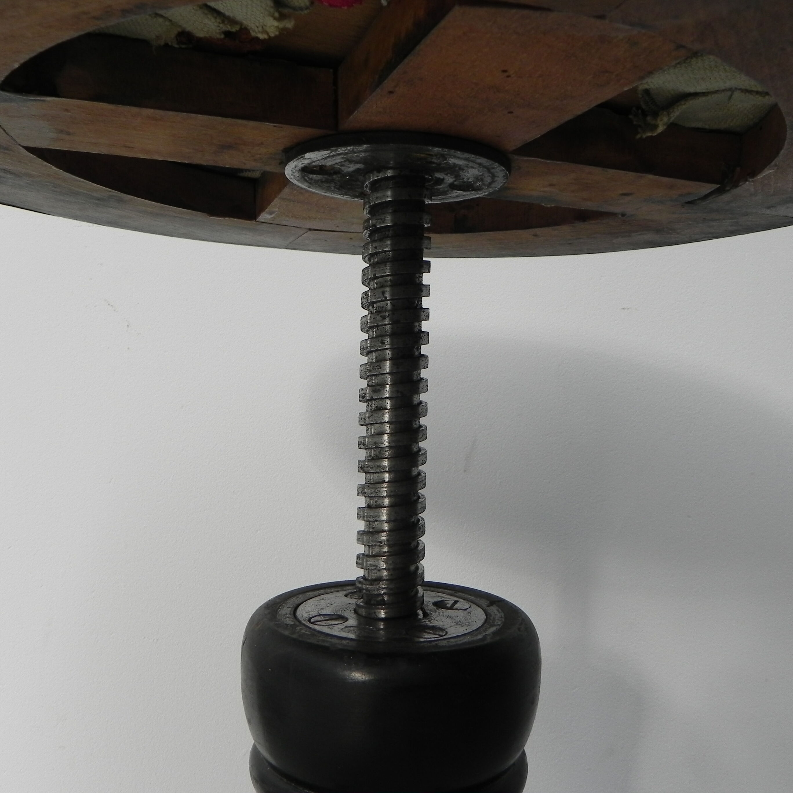 Art Deco piano stool on tripod