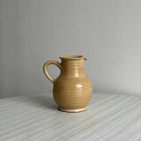 Hand-thrown ceramic pitcher