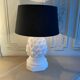 Imposing ceramic table lamp artichoke shape, Italy, 1960s