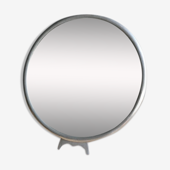 Miroir rond grossissant années 40