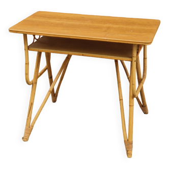 Vintage rattan desk