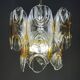 Murano glass chandelier by Mazzega, Italy, 1960s