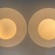 Pair of Space Age Glass & Ceramic Ceiling Lights, 1950's