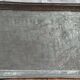 Ancient Persian tray in silver-plated metal