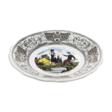 Ancienne assiette Gien proverbe