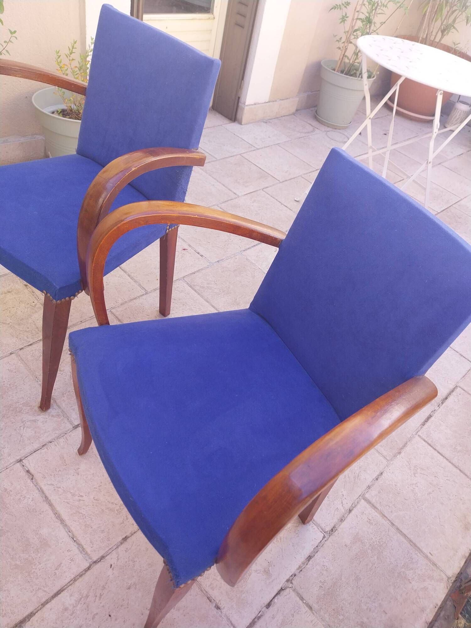 Pair of Bridge armchairs