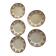 Set of 5 dessert plates saint amand