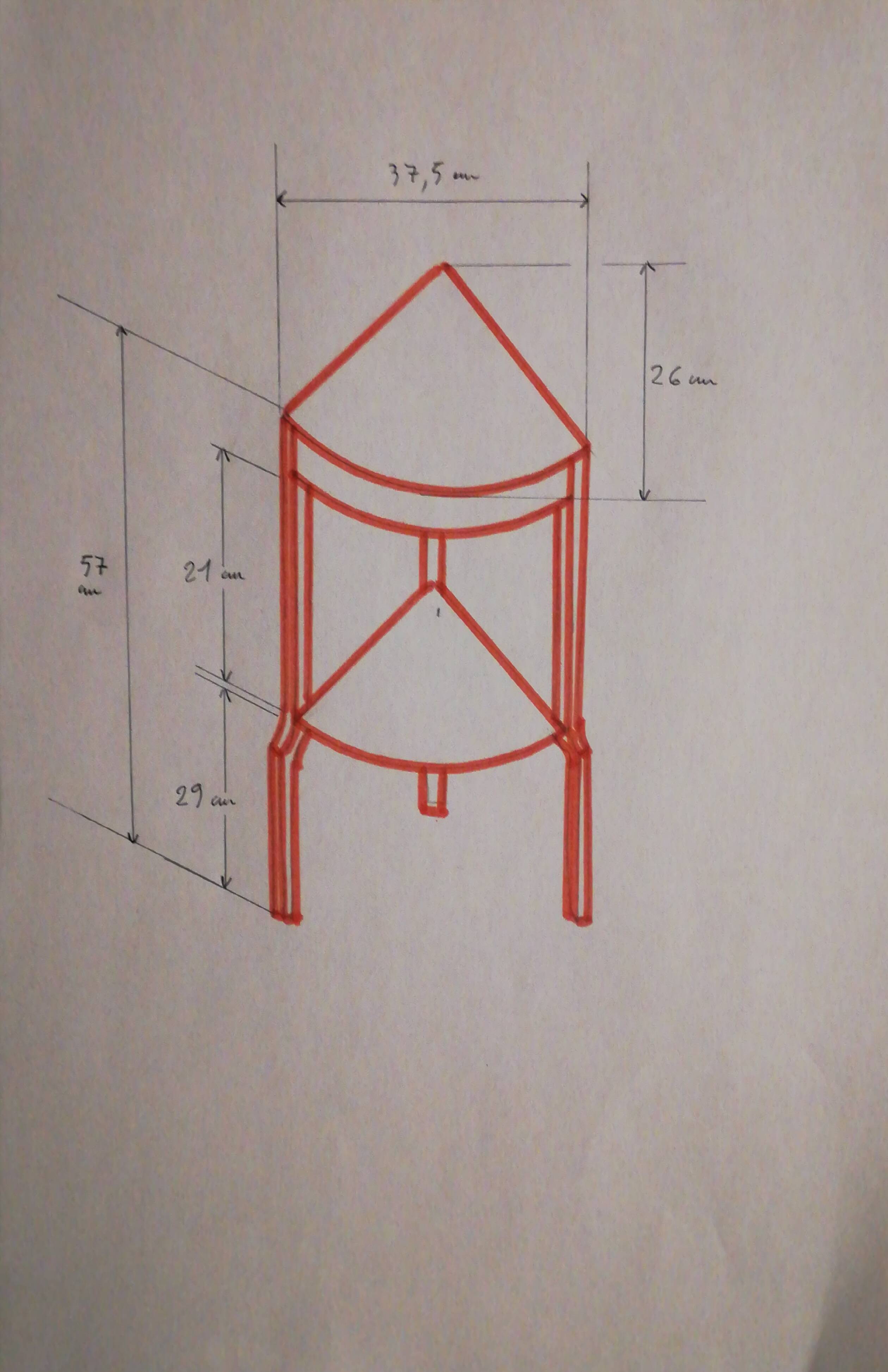Round pull out tables