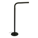 Rare lampadaire à tube flexible noir de LYFA Danemark - Design de l'ère Star War fin des années 1970.