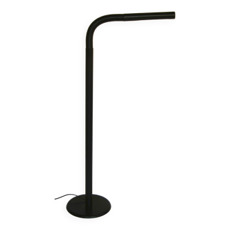 Rare black bendy tube floor lamp from LYFA Denmark - Star War era design late 1970s.