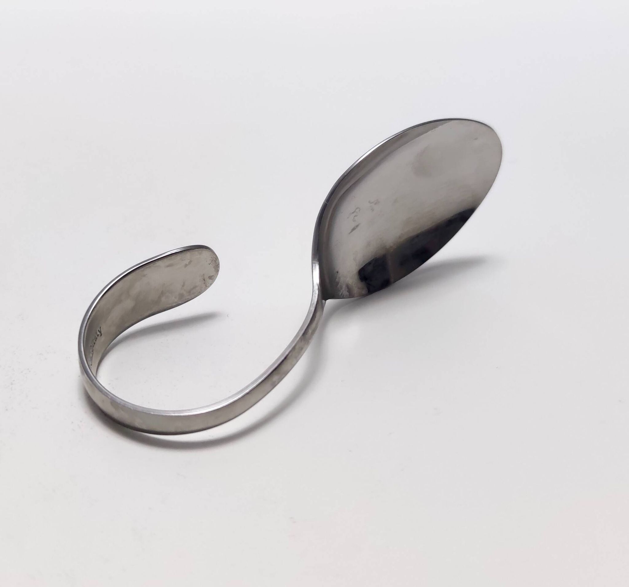 Set of Twelve Steel Serving Spoon by Pinti, Italy, 1980s