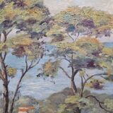 Tableau peinture mer Océan