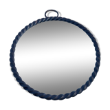 Vintage round mirror 1960 Chaty Vallauris