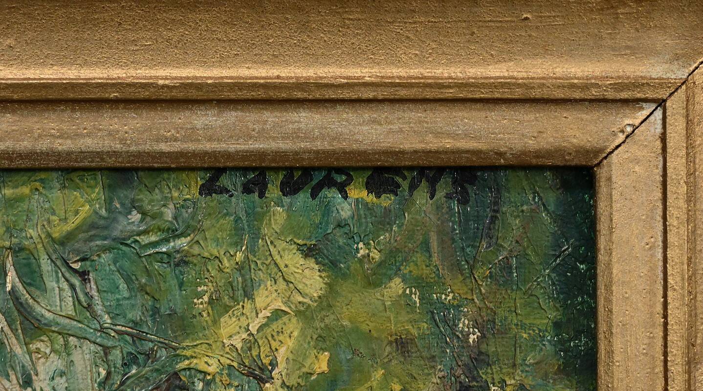 Painting “The Market” by Laurens – Early 20th century