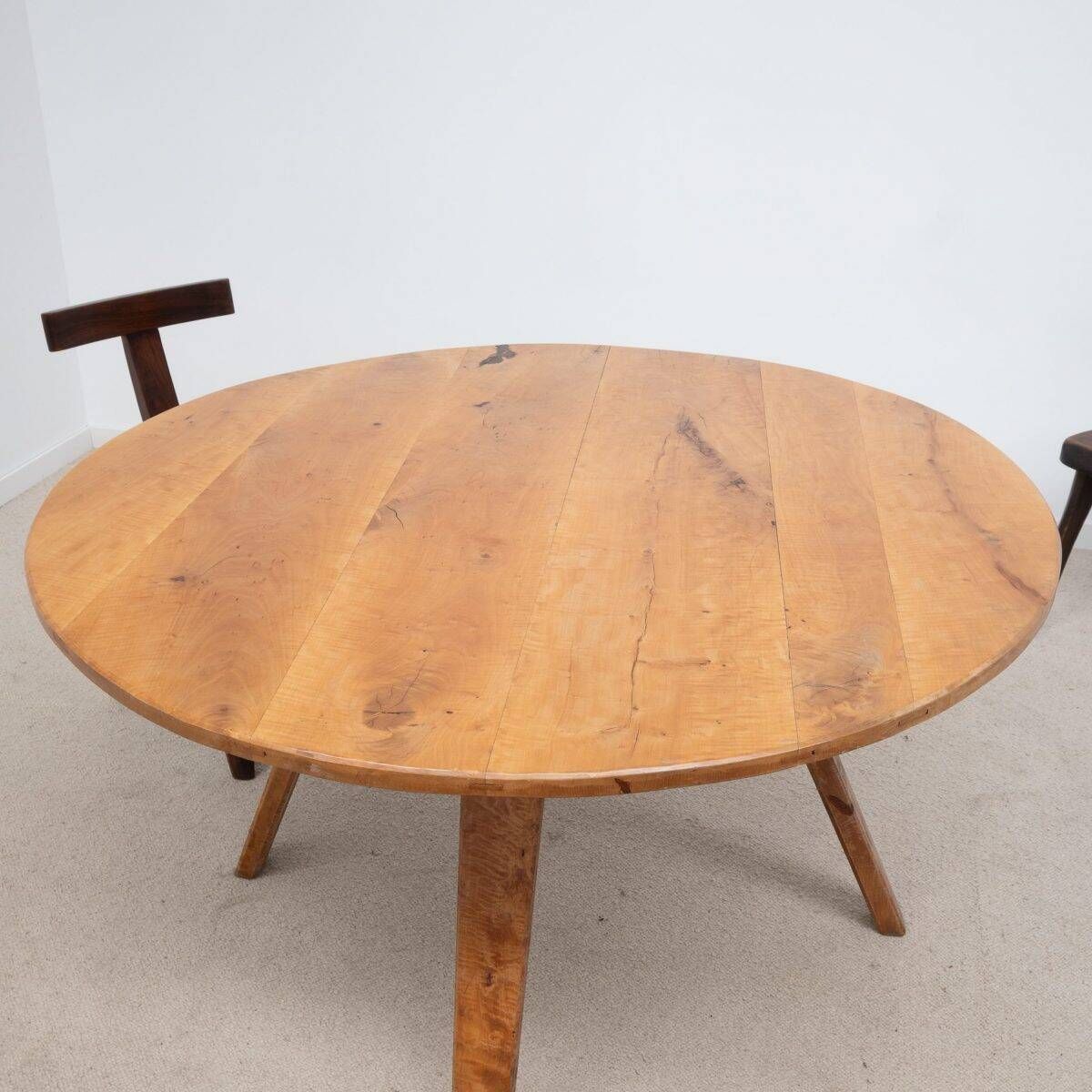 Grande table ronde design - 1970