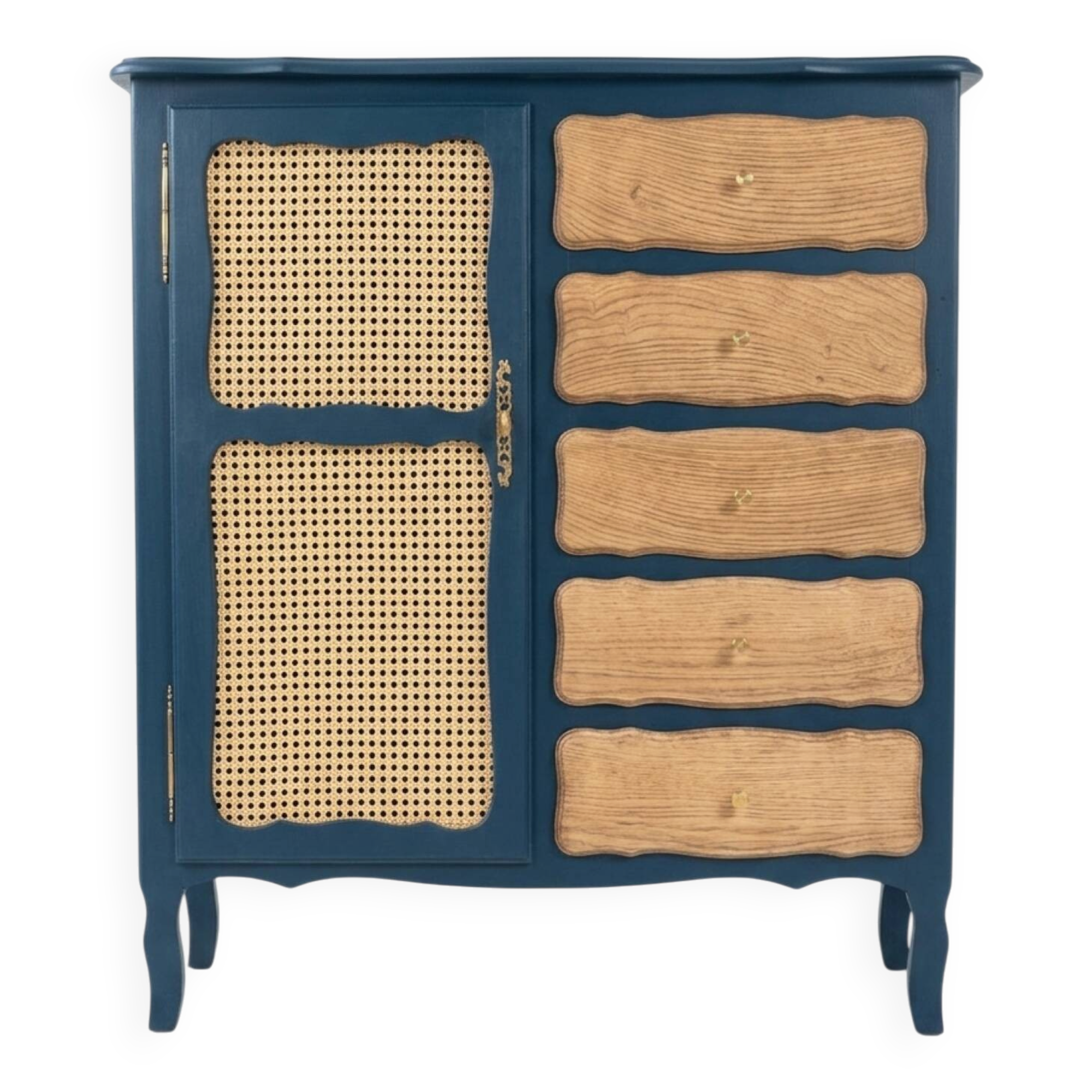 Armoirette parisienne & Chiffonnier restauré – Style Bohème Chic