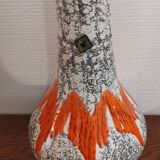 Vintage fat lava vase k369 made in Hungary in the 70s