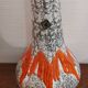 Vintage fat lava vase k369 made in Hungary in the 70s