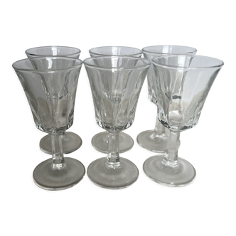 6 verres à liqueur