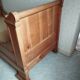 Solid wood boat bed