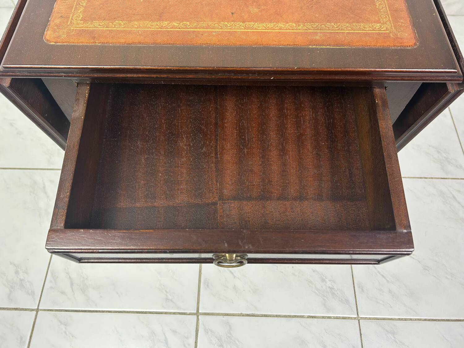 Antique side table English style foldable