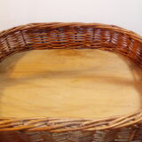 -Bar of rattan and wood-