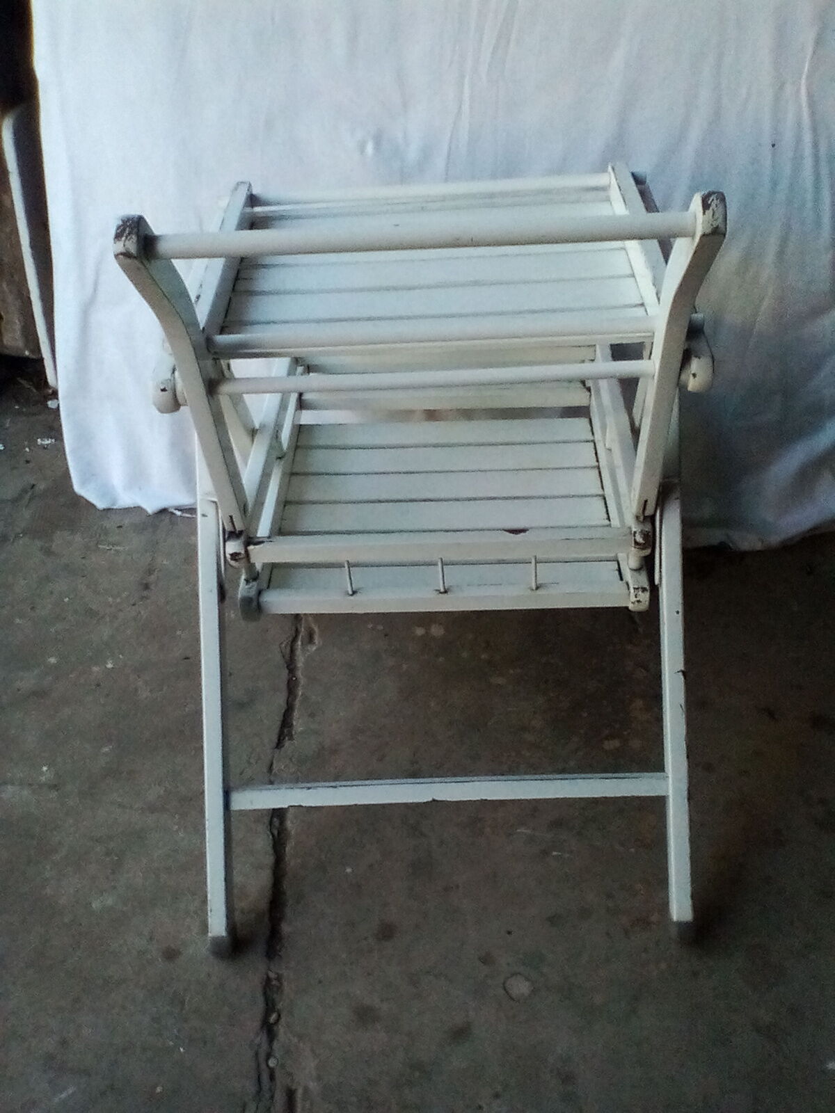 70s wooden folding dessert