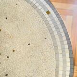 Berthold Müller Mosaic and Brass Table