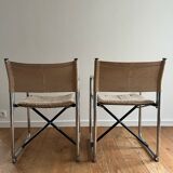 2 chairs - Lammhults Model No. X75-2 - Börge Lindau & Bo Lindekrantz