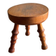 Tabouret tripode bois