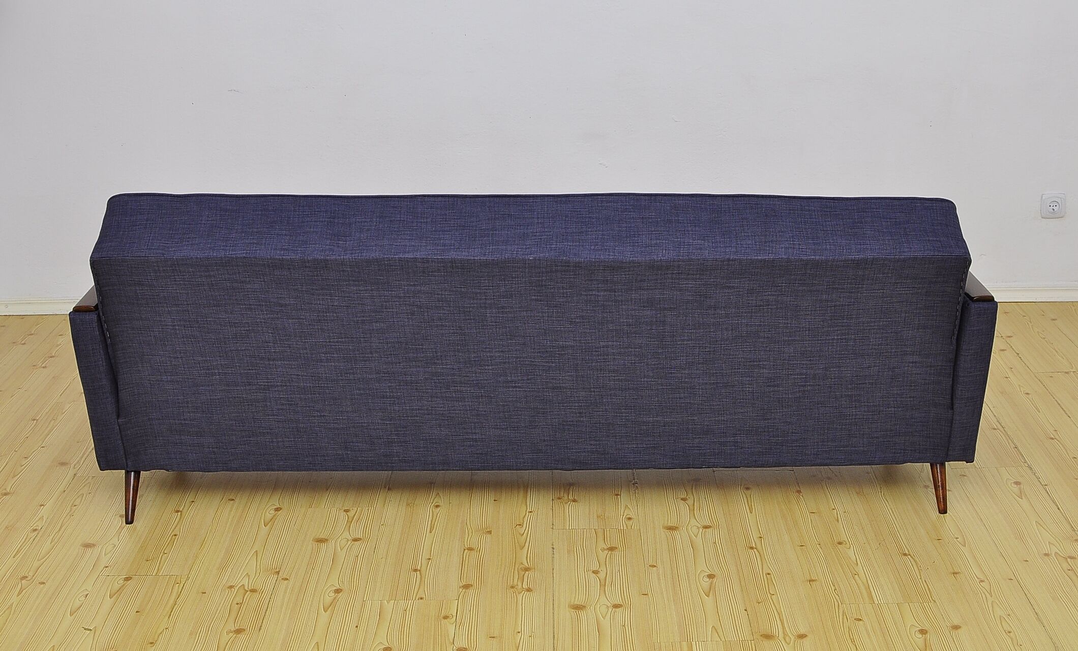 Daybed 3 seat sofa with fold-out function, 1960s