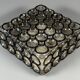 60s 70s Ceiling Lamp Plafoniere Glashütte Limburg Germany Glass & Metal