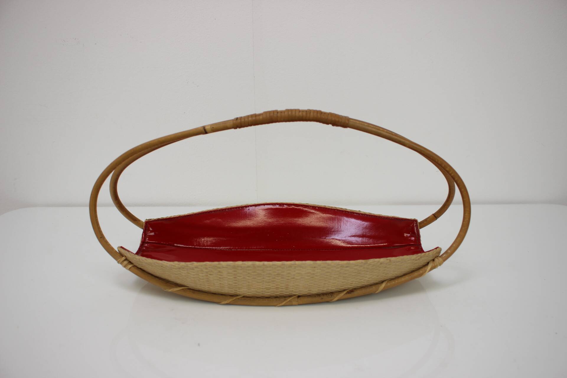 Vintage Decorative Basket, 1950's, Czechoslovakia