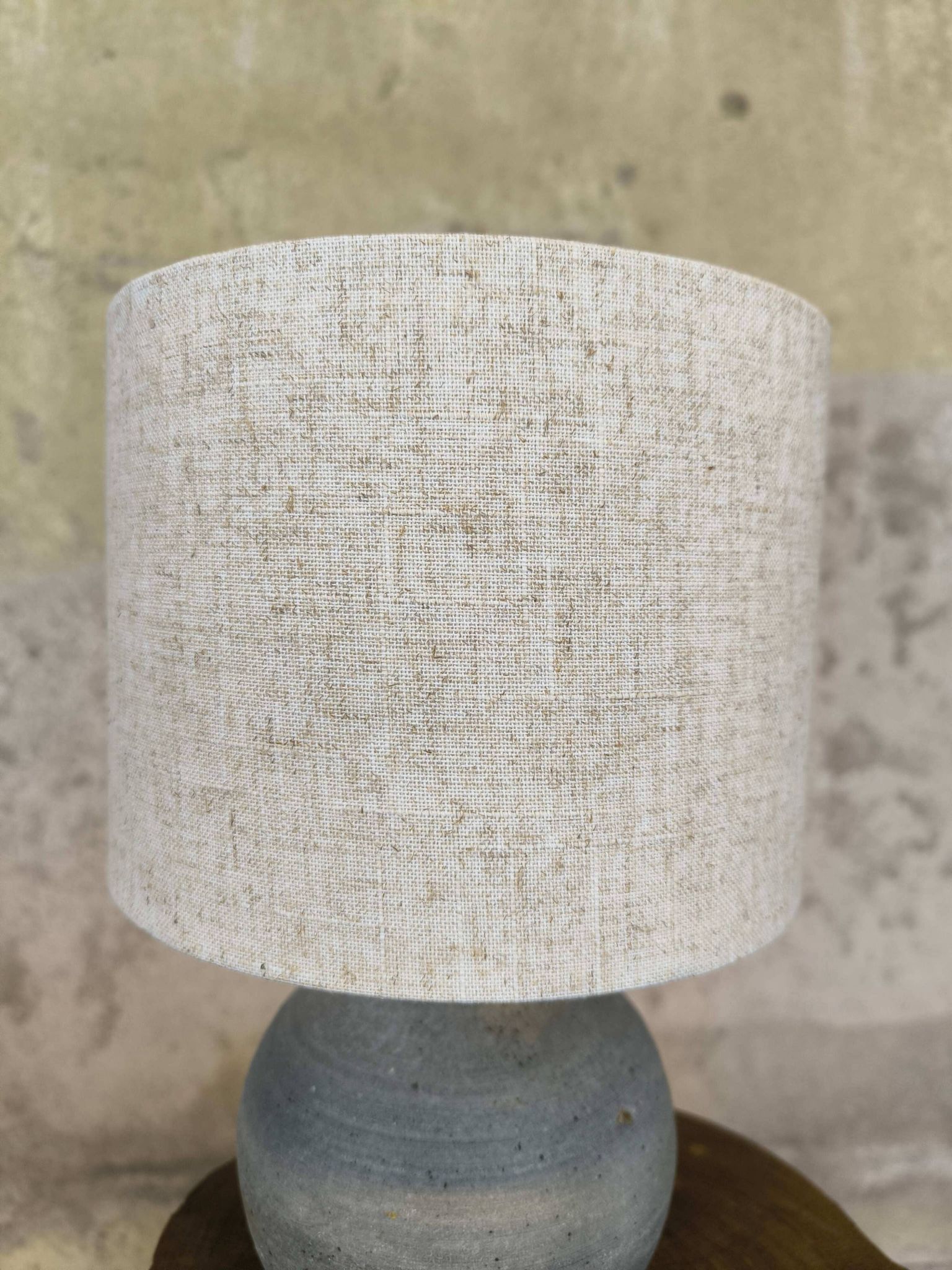 Lampe vintage en céramique forme boule