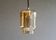 Antique suspension lamp in translucent amber glass - delivered with cable and new socket - circa 1970
