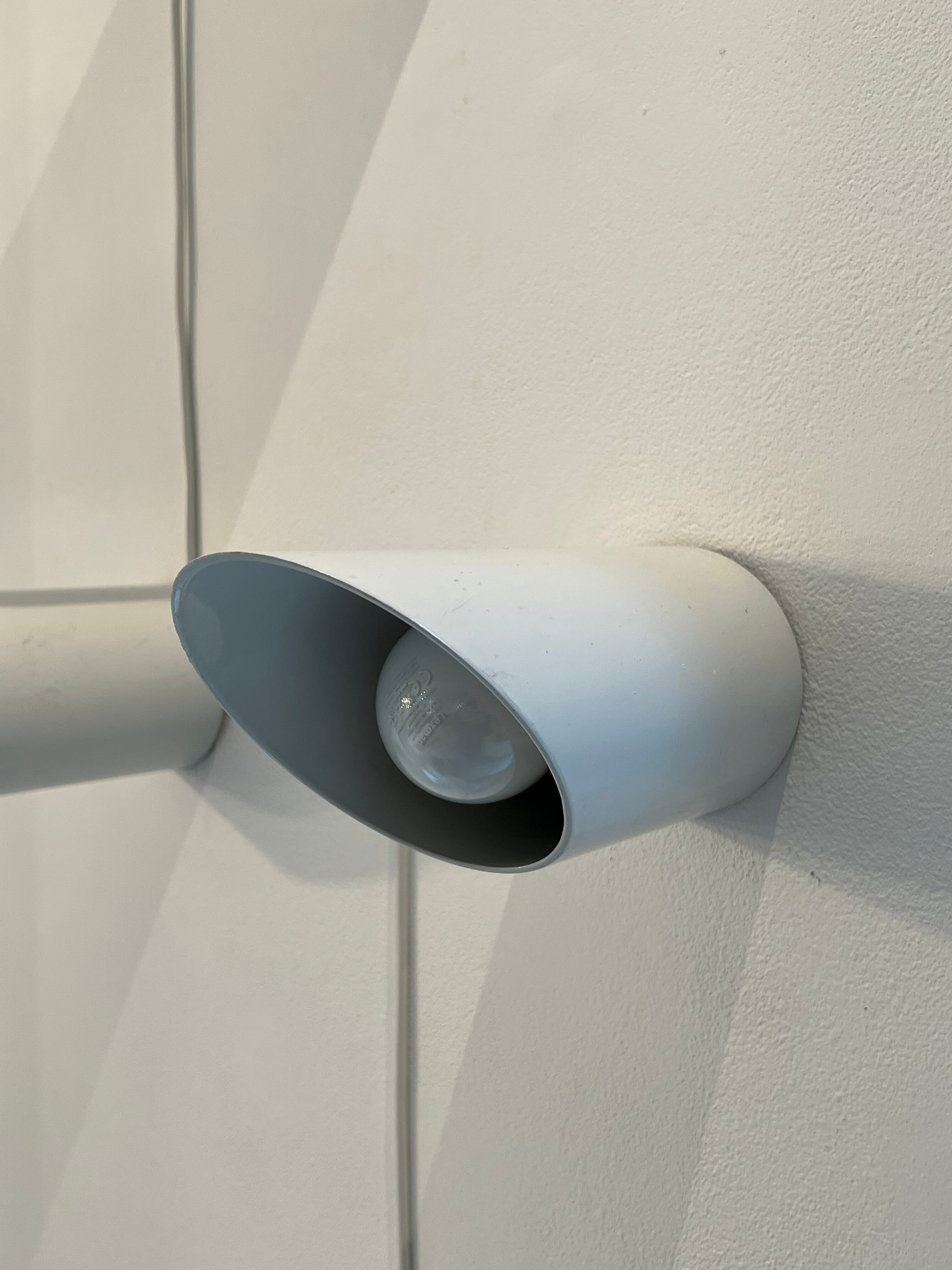 Pair of Obliqua wall lights by Ignazia Favata and Claudio Dini for Bieffeplast 1969