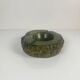 Impressive green alabaster ashtray, Italy, 1970.