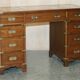 Restored leather military campaign desk Harrods Kennedy
