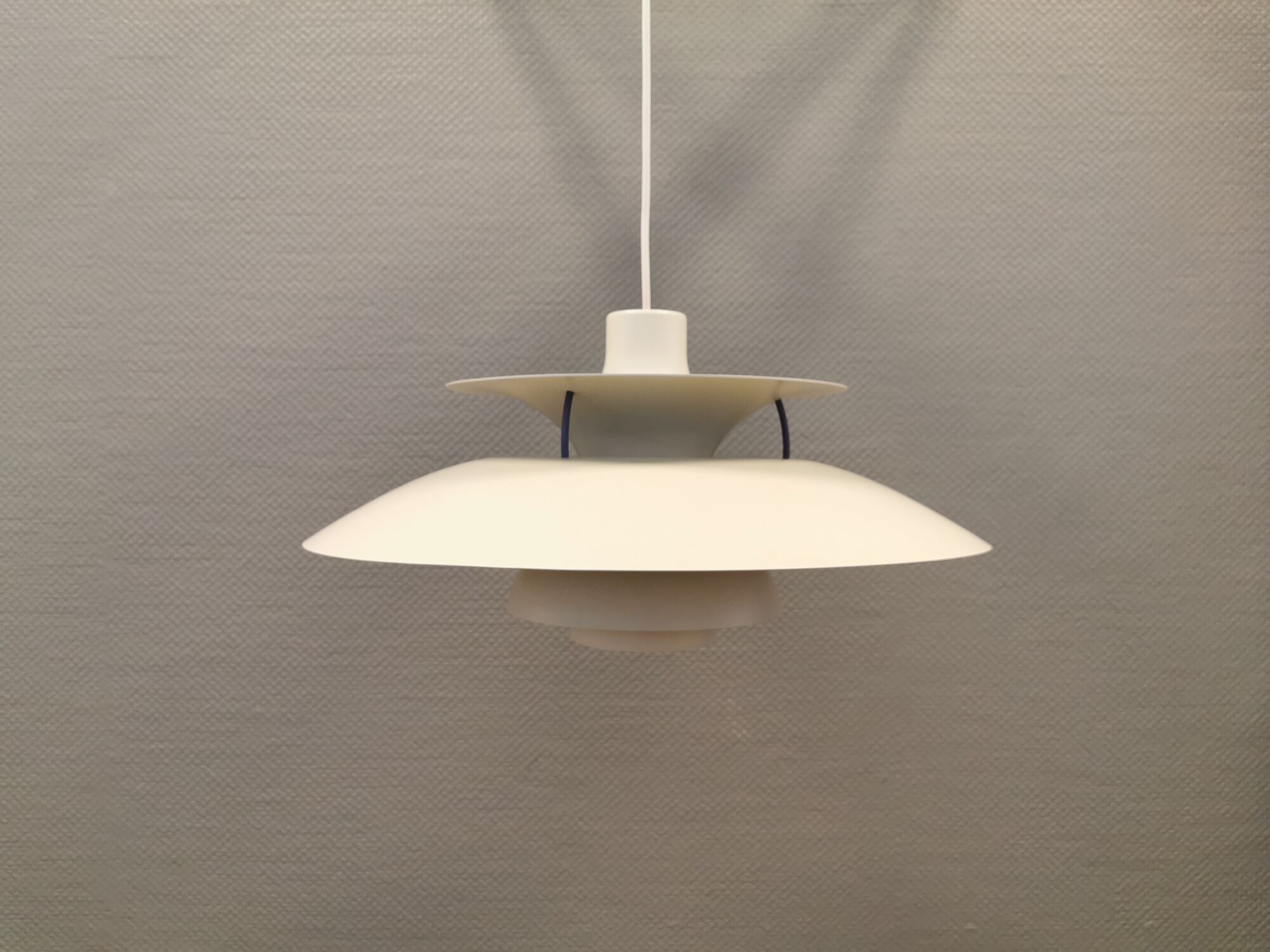 PH 5 hanging lamp, designed by lamp master Poul Henningsen (PH) and produced by Louis Poulsen