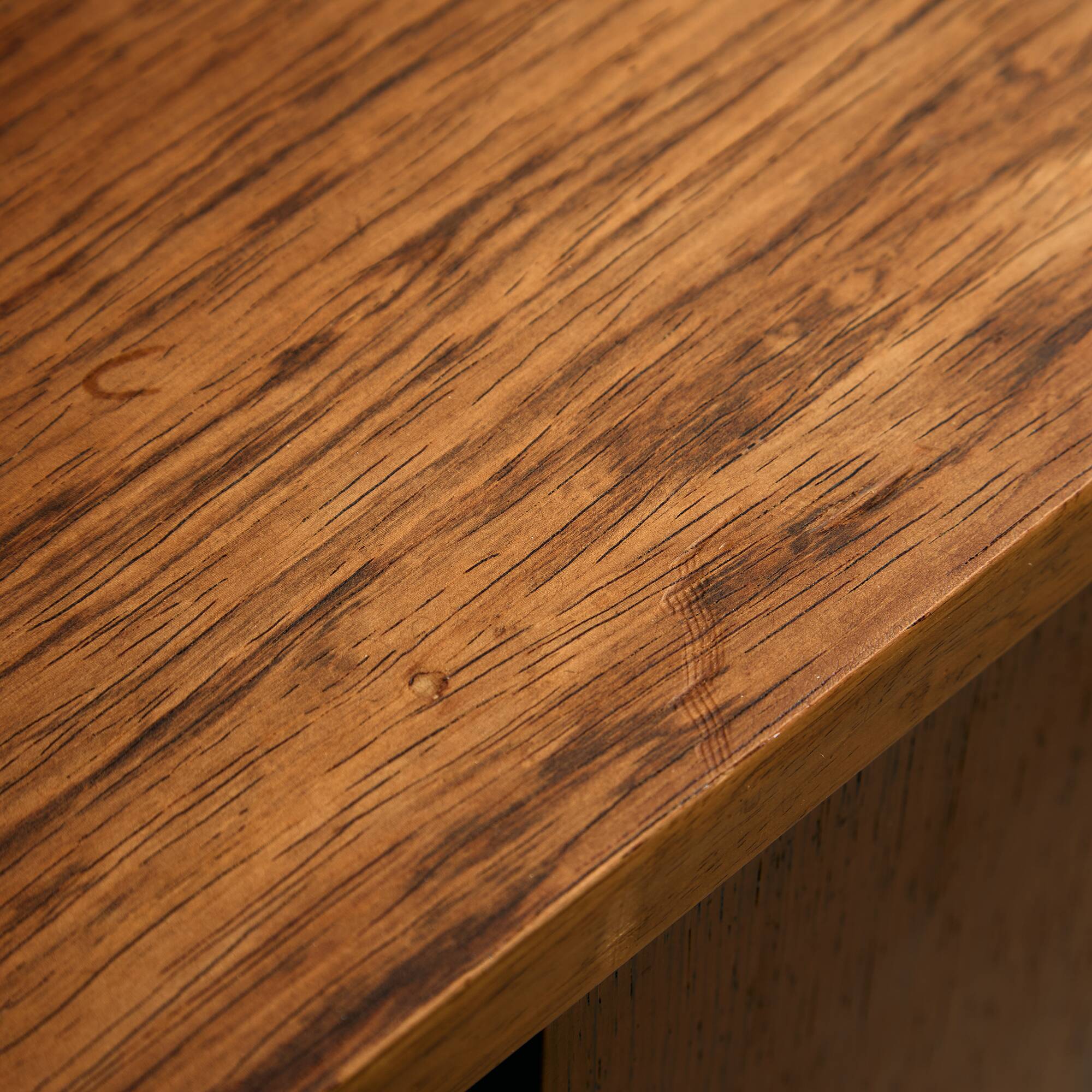 Rosewood and Teak Low Sideboard with Sliding Doors, 1960s