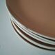Set of 8 Villeroy & Boch Saar pattern plates, powder pink, 1950s