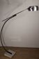 Vintage arc floor lamp with a chrome metal balance, 1970.