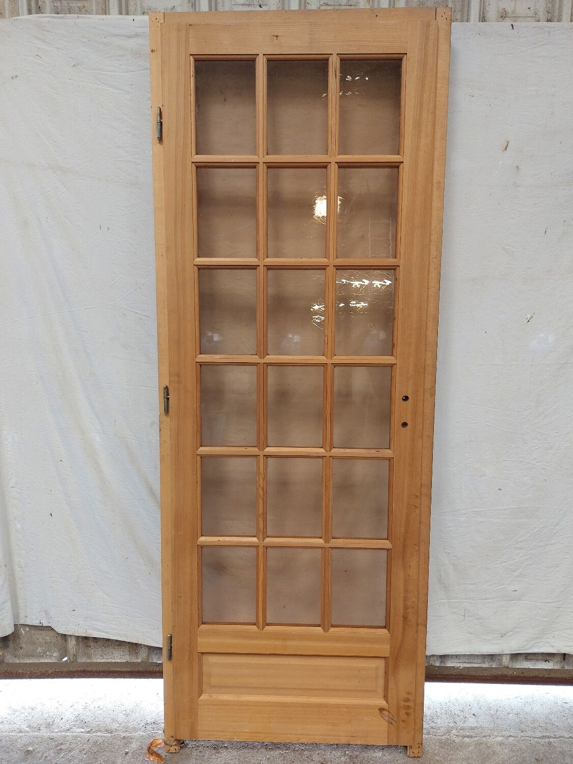 Vintage glass door