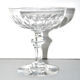 6 old champagne cups cristal cut from olives oves - Baccarat St Louis