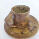 Cups + sandstone saucer by Puisaye Gaudry